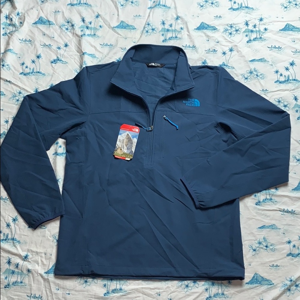 North Face Mens Apex Nimbler Pullover Medium Blue